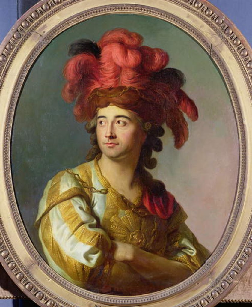 Detail of Portrait of Larive by French School