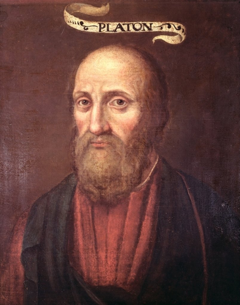 Detail of Plato, c.1475 by French School