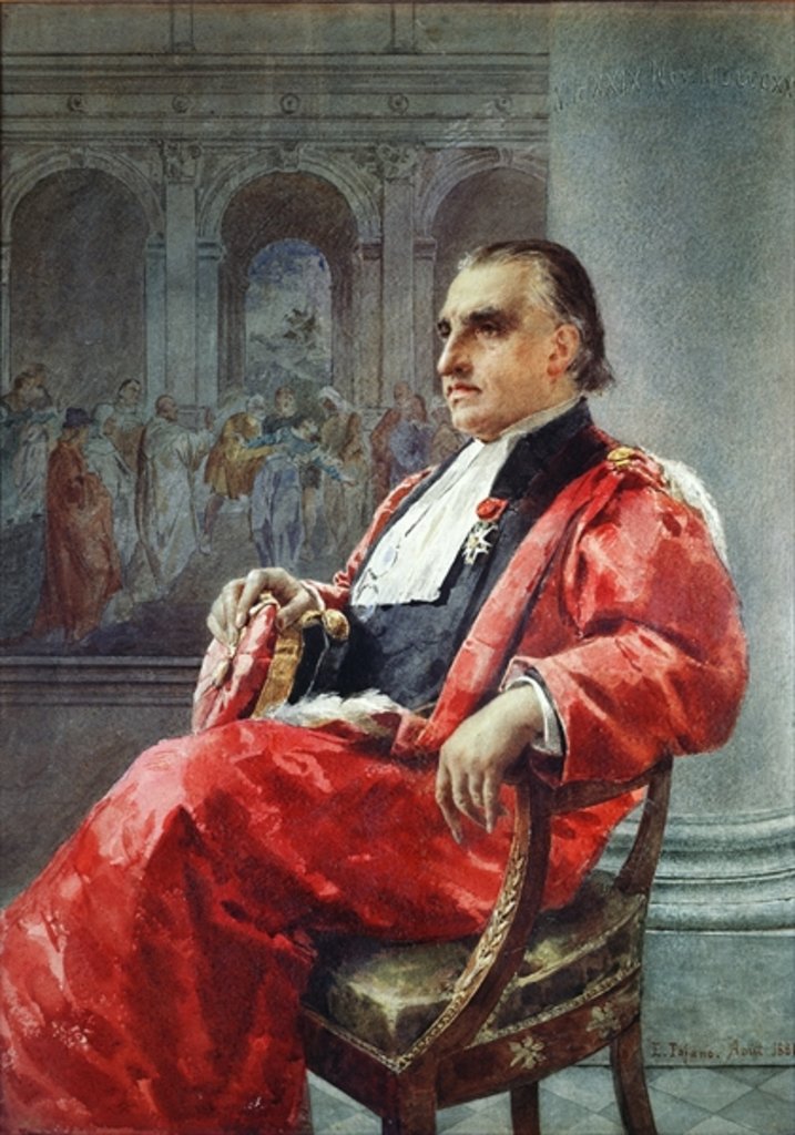 Detail of Jean-Martin Charcot August 1881 by Eduardo Tofano
