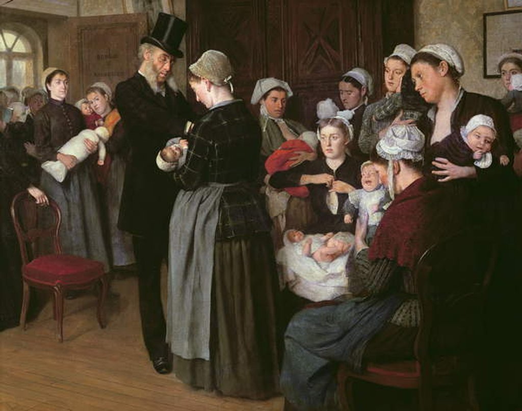 Detail of The Wetnurse Agency by Jose Frappa