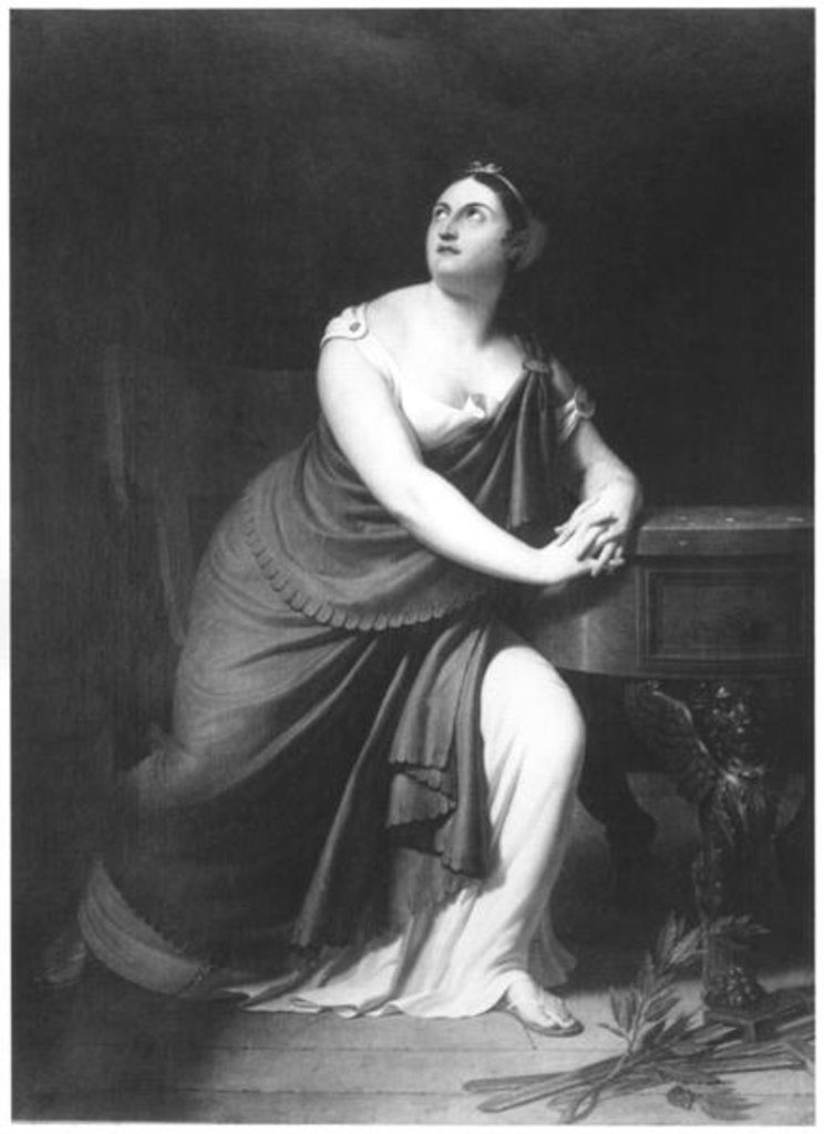 Detail of Mademoiselle George by Baron Antoine Jean Gros