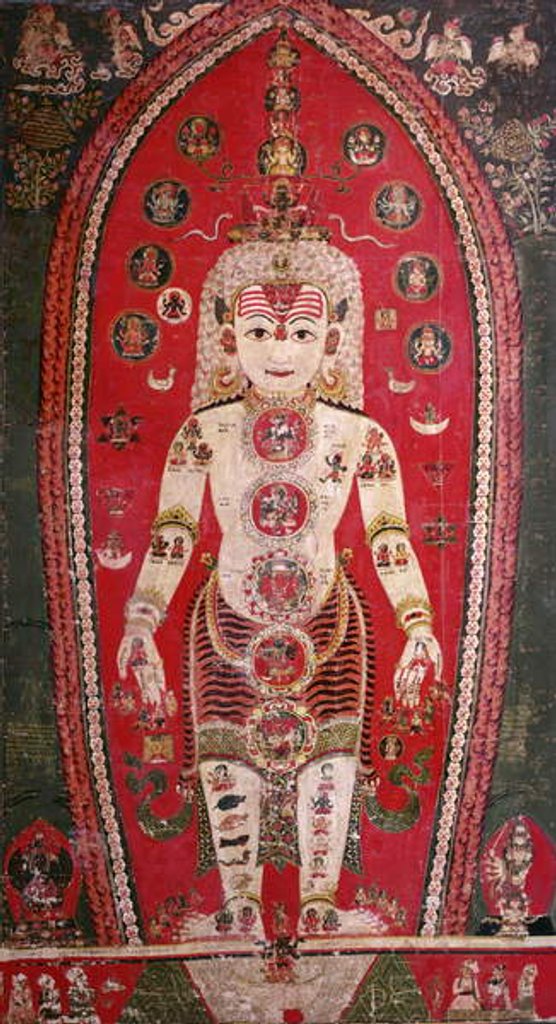 Detail of Shiva Purana, from Badgaon by Nepalese School