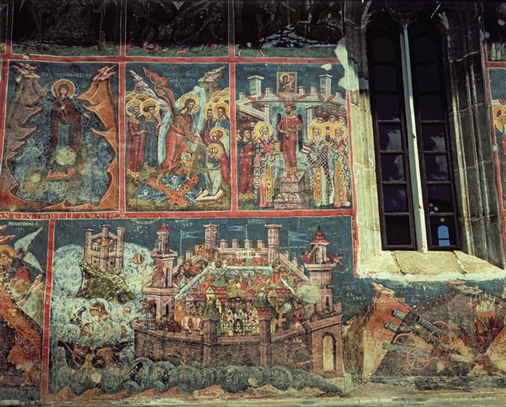 Detail of Siege of Constantinople by Sultan Mehmet II in 1453 by Romanian School