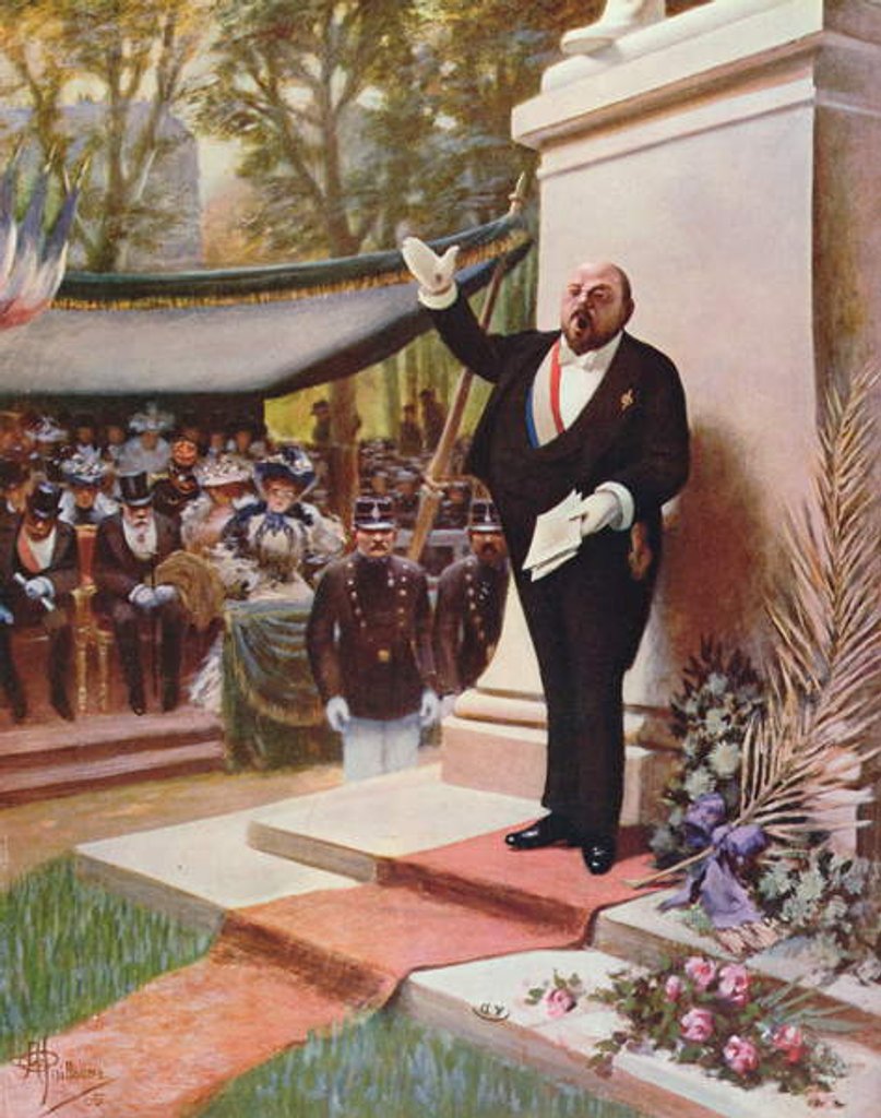 Detail of Inauguration of a Monument, 1905 by Albert Guillaume