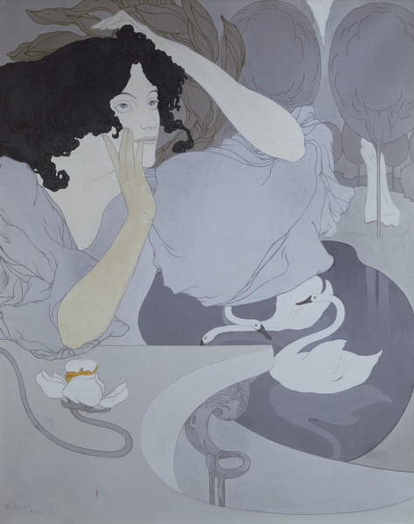 Detail of Leda's Daughter, 1896 by Georges de Feure