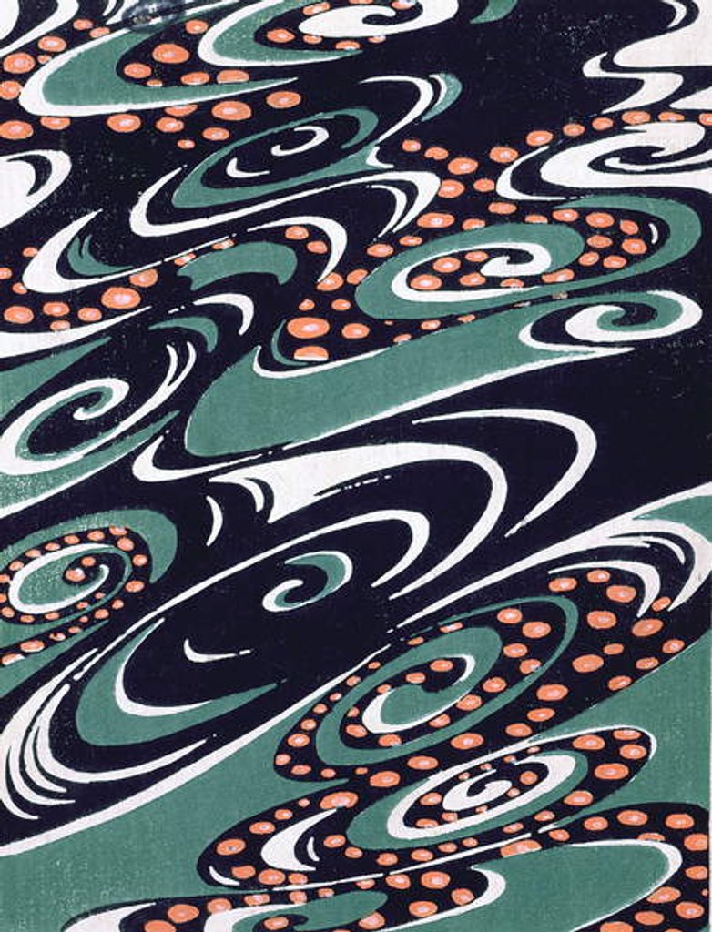 Detail of Fabric design, end nineteenth century by Japanese School