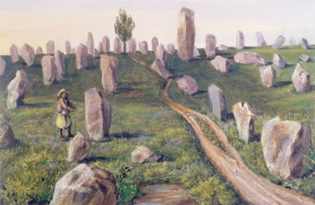 Detail of Carnac, 1835 by Prosper Merimee