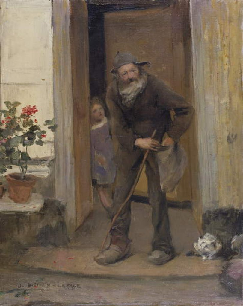 Detail of The Beggar, 1881 by Jules Bastien-Lepage