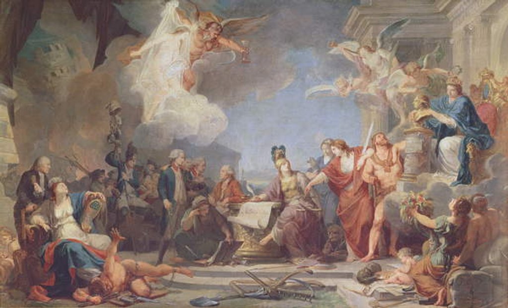 Detail of Allegory of the Declaration of the Rights of Man, 1790 by Jean-Baptiste Regnault