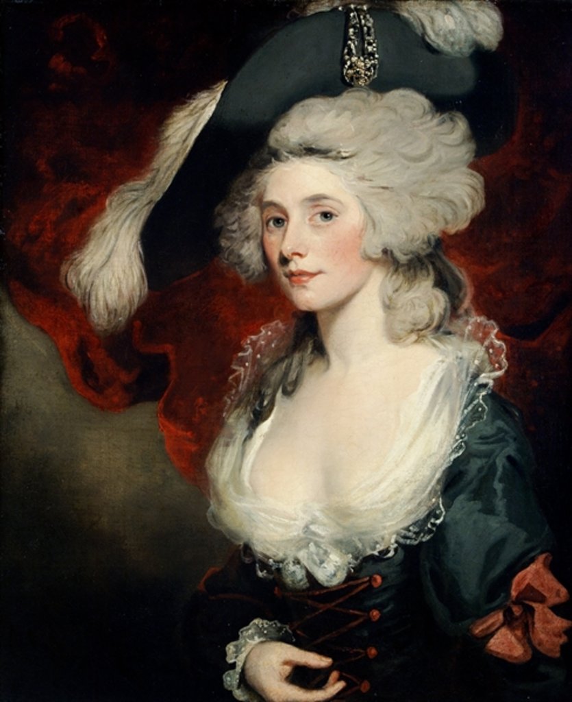 Detail of Mary Robinson as 'Perdita' by John Hoppner