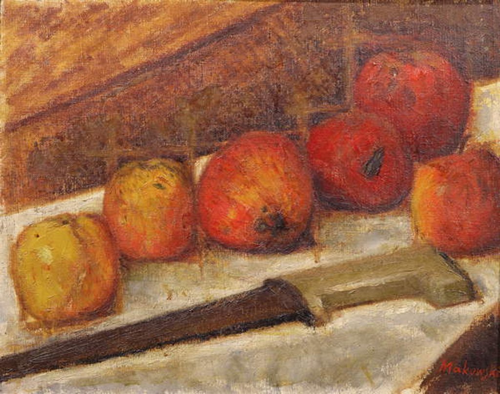 Detail of Still Life with Apples by Tadeusz Makowski
