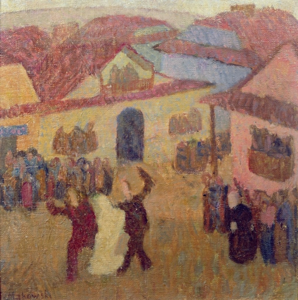 Detail of Jewish Wedding in Town by Tadeusz Makowski