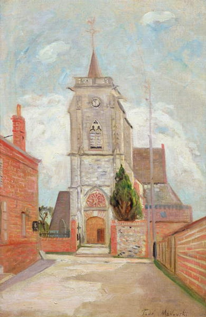 Detail of Church by Tadeusz Makowski