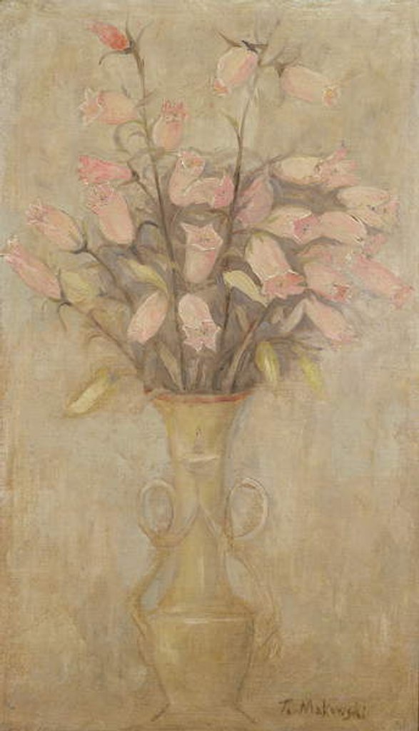 Detail of Campanules, Paris by Tadeusz Makowski