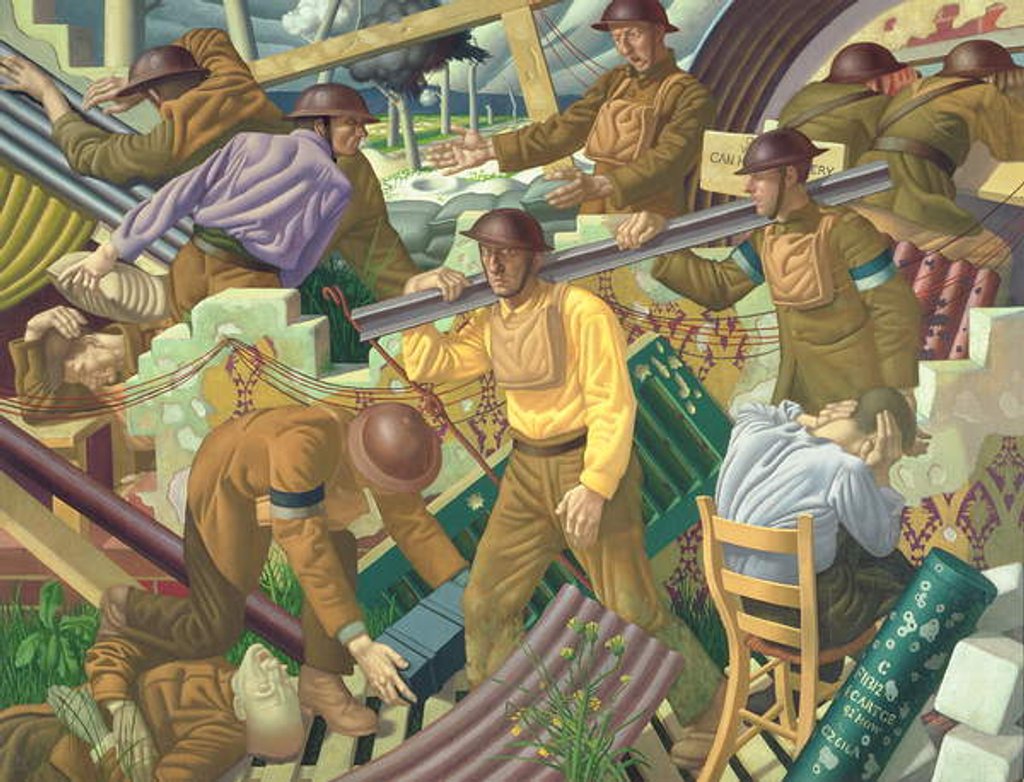 Detail of Canadian Observation Post, 1919 by Colin Unwin Gill