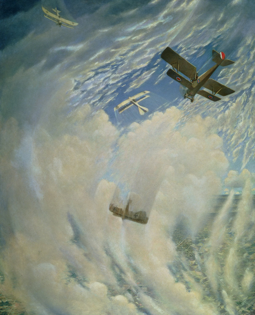 Detail of War in the Air, 1918 by Christopher Richard Wynne Nevinson