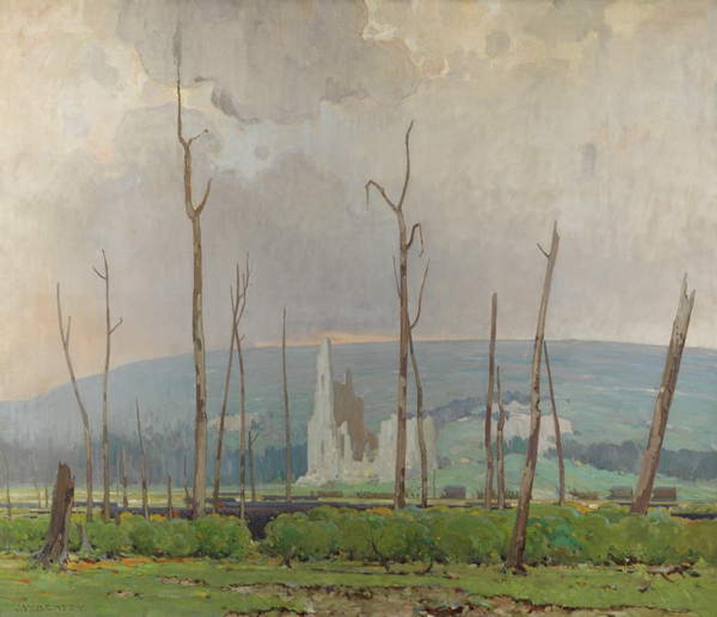 Detail of Ablain St-Nazaire, 1914-19 by John William Beatty