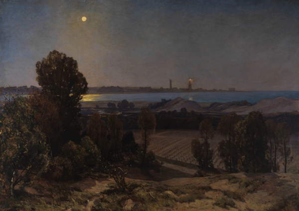 Detail of The Cemetery, Pas de Calais, 1919 by Herbert Hughes-Stanton