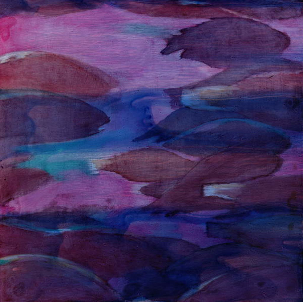 Detail of Purple Parrots VI, 2000 by Charlotte Johnstone