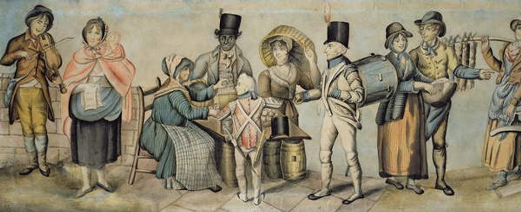 Detail of Going to the Fair by English School