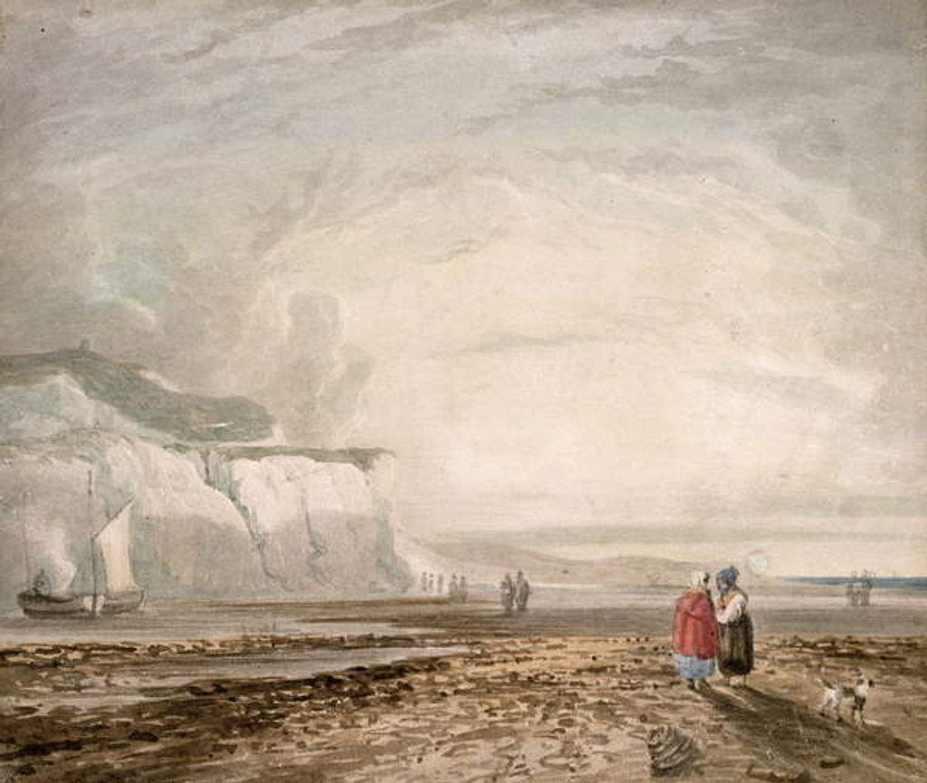 Detail of A Seaside View by David Cox