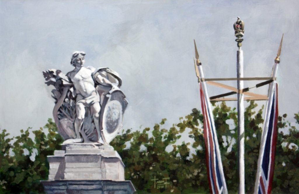 Detail of Looking..., near Buckingham Palace, 2010 by Cruz Jurado Traverso