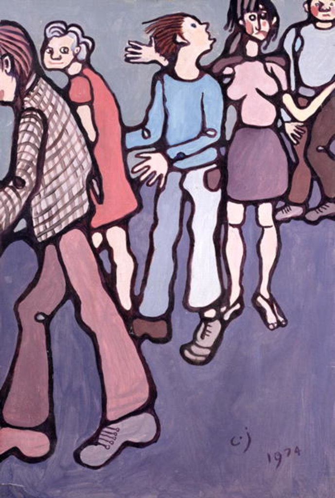 Detail of Maudsley Hospital Inmates, 1974 by Charlotte Johnson Wahl