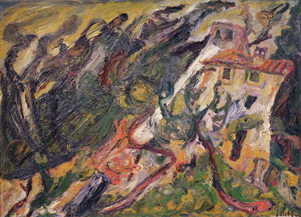 Detail of Gorge de Loup sur Vence, c.1923 by Chaim Soutine