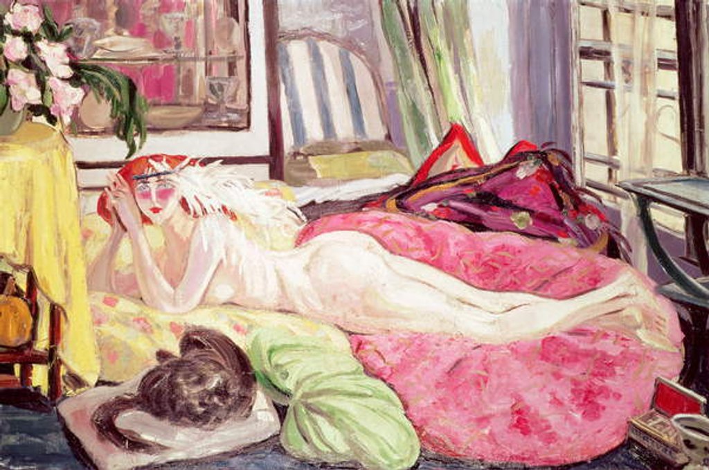 Detail of The Bohemian, 1921 by Jacqueline Marval