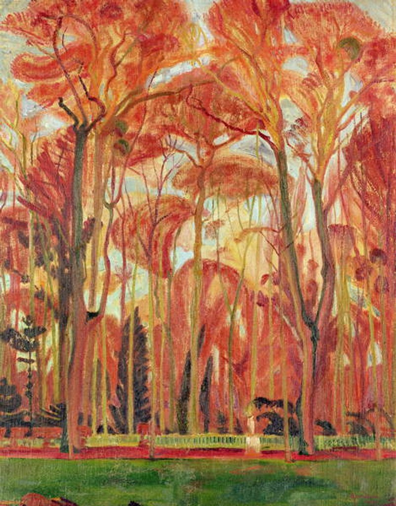 Detail of The Forest, 1912 by Emmanuel Gondouin