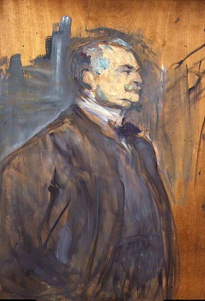 Detail of Portrait of de M. Manzi by Henri de Toulouse-Lautrec