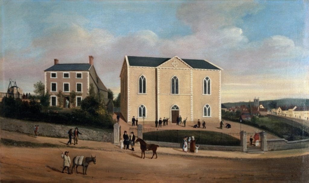 Detail of A View of Dursley, Gloucestershire by English School