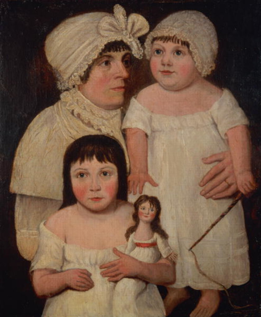 Detail of Family Group, c.1810 by English School