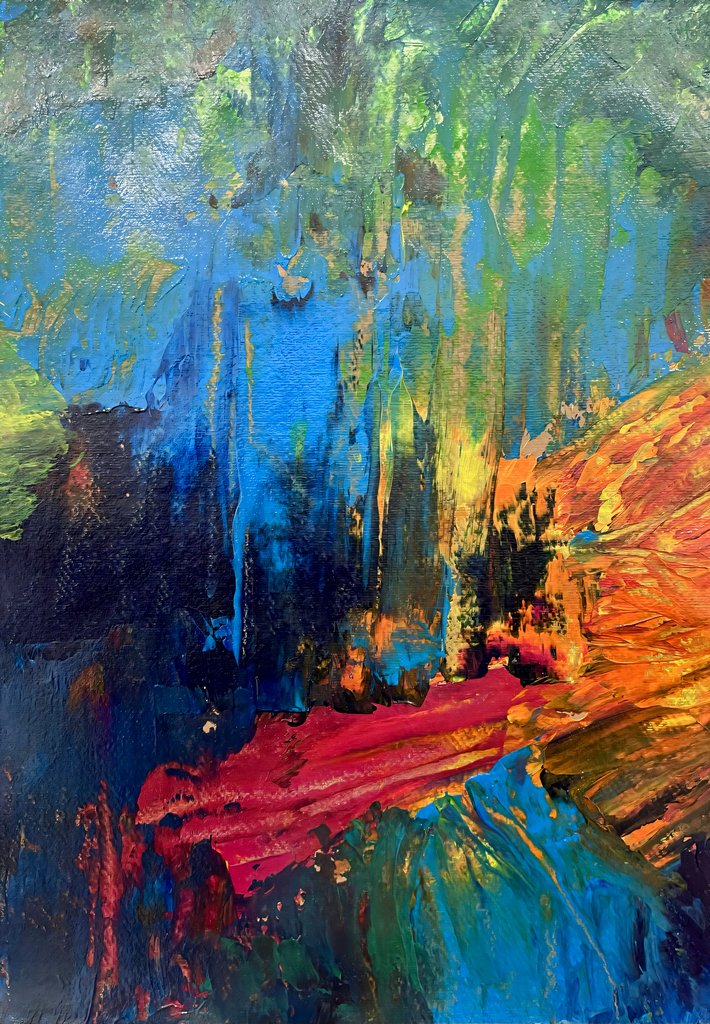 Detail of A moment of clarity, 2021 by Courtenay Kusitor