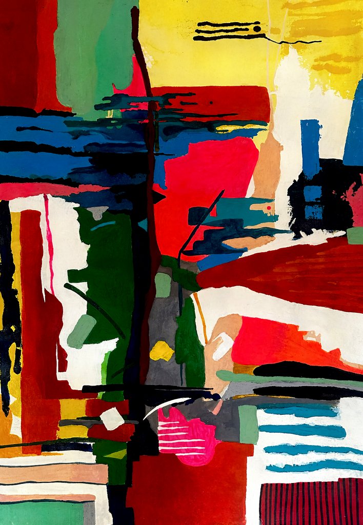 Detail of Look outside to learn about yourself, 2023 by Courtenay Kusitor