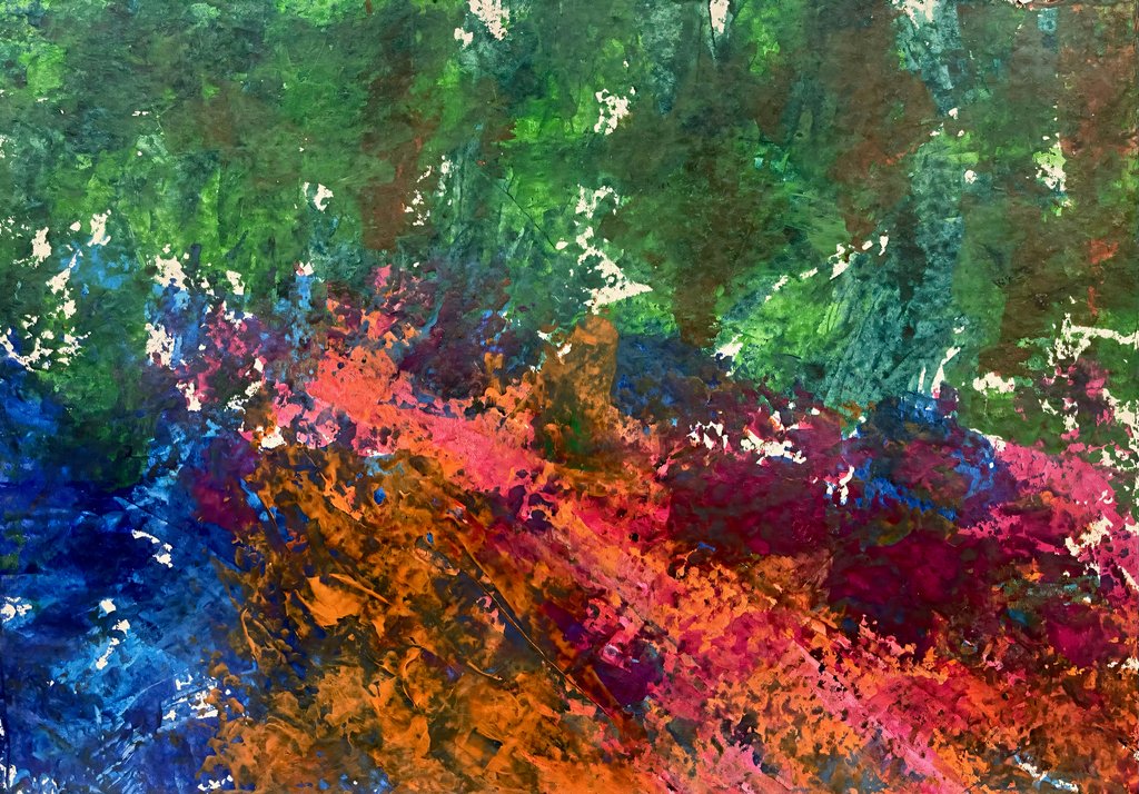 Detail of What are you grateful for?, 2021 by Courtenay Kusitor