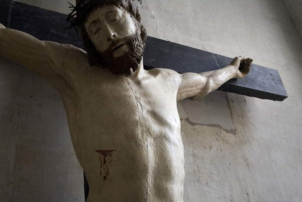 Detail of Christ on the Cross, detail by Ligier Richier