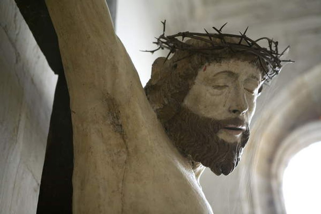 Detail of Christ on the Cross, detail by Ligier Richier