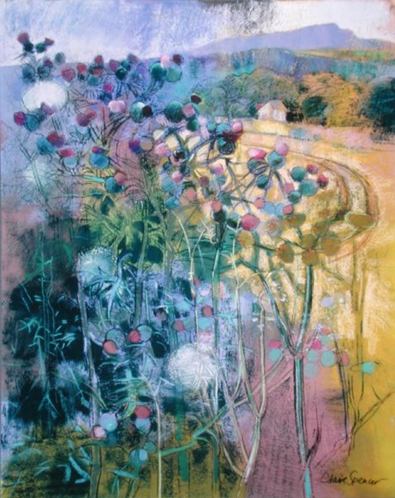 Detail of The Wild Beauty of Clee by Claire Spencer