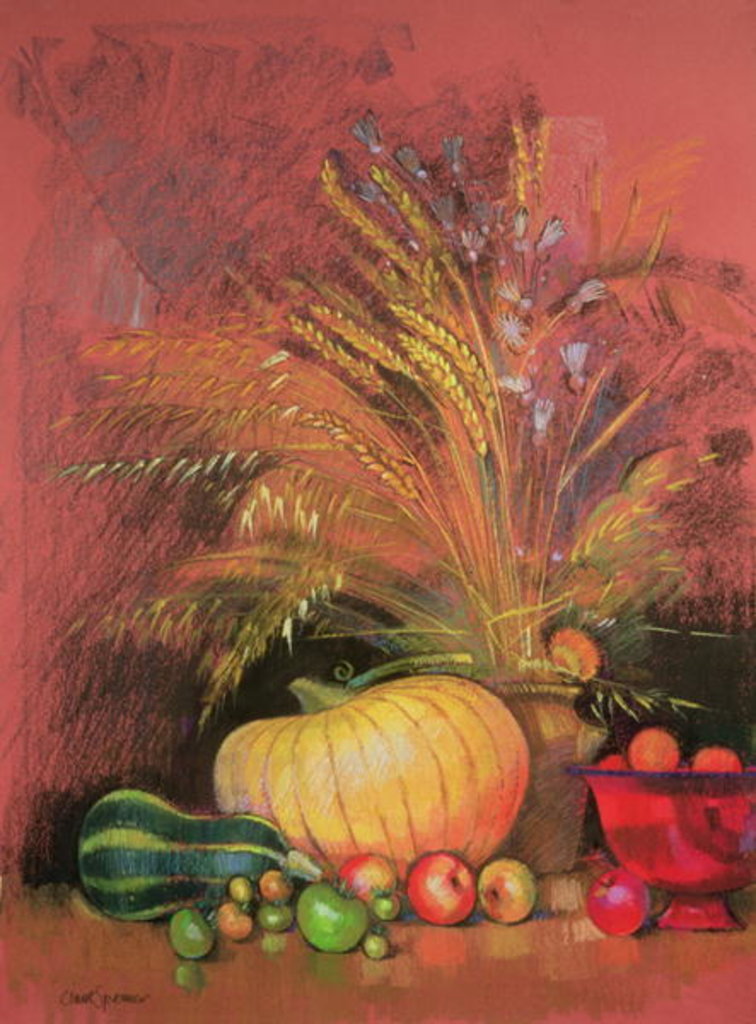 Detail of Autumn Harvest by Claire Spencer
