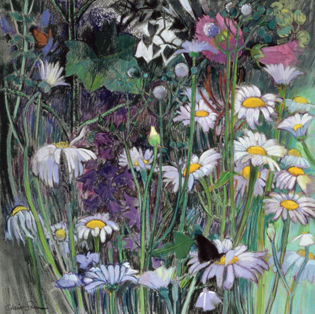 Detail of The White Garden by Claire Spencer