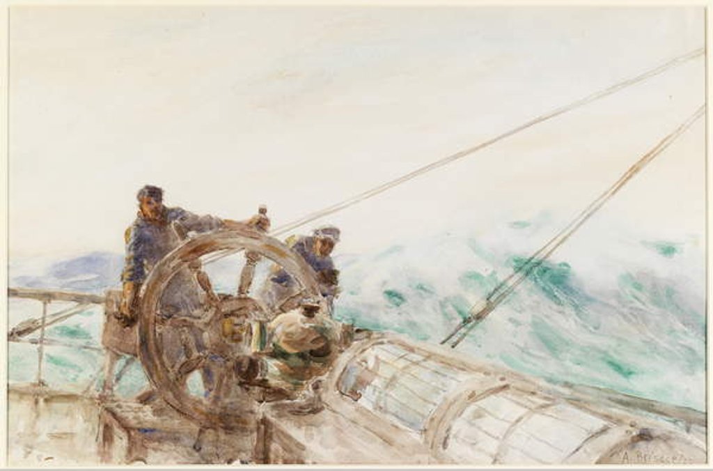Detail of The Following Sea, 1925 by Arthur John Briscoe