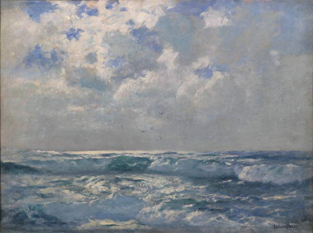 Detail of The Silver Sea by Albert Julius Olsson