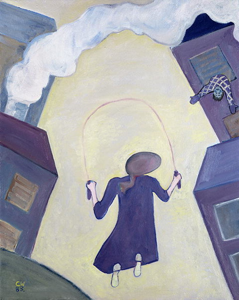 Detail of The Skipping Rope, 1983 by Celia Washington