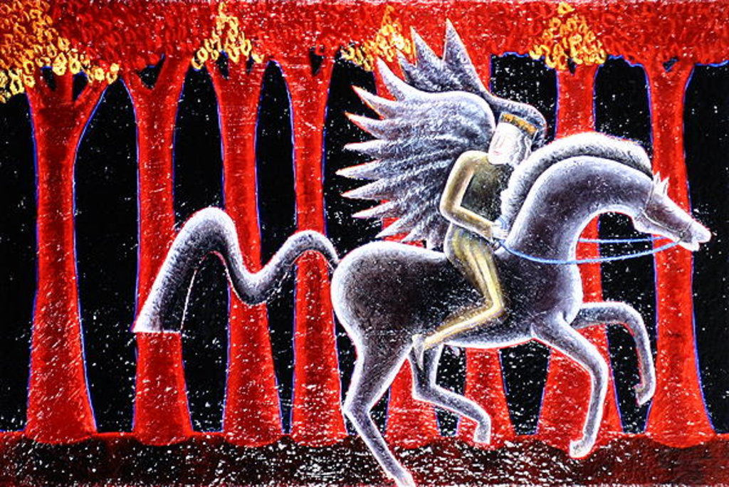 Detail of A Last Look Back, 1990 by Celia Washington