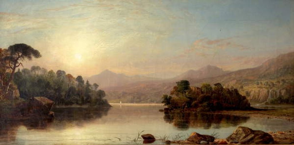 Detail of Ellen's Isle, Loch Katrine, Scotland, 19th century by George F. Buchanan