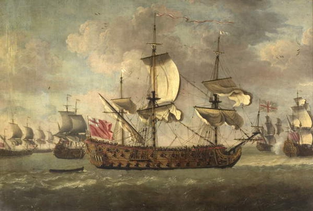 Detail of HMS 'Swiftsure', 1675-80 by Isaac Sailmaker