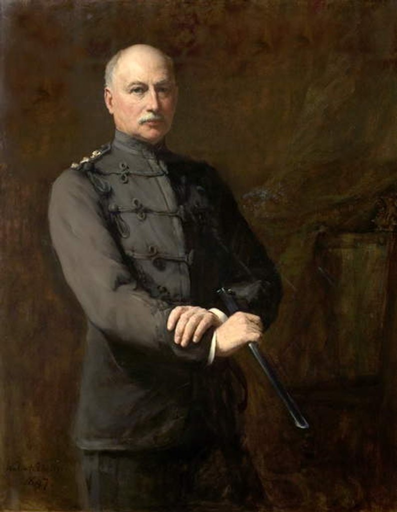 Detail of Colonel Sir Charles Seely, 1897 by Walter William Ouless