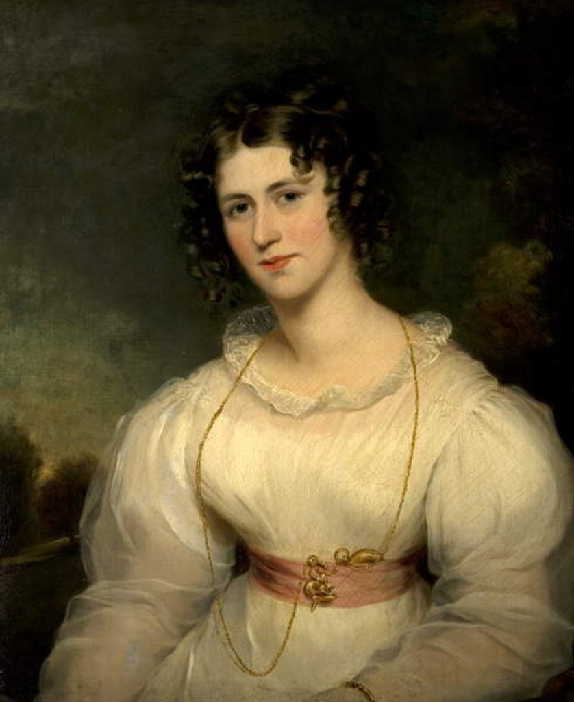 Detail of Miss Elizabeth Hoare, 1826 by Thomas Barber