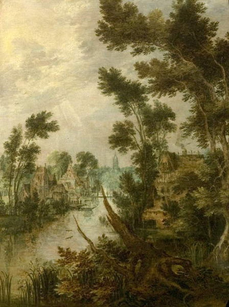 Detail of River Scene, 1614 by Gillis Claesz d' Hondecoeter
